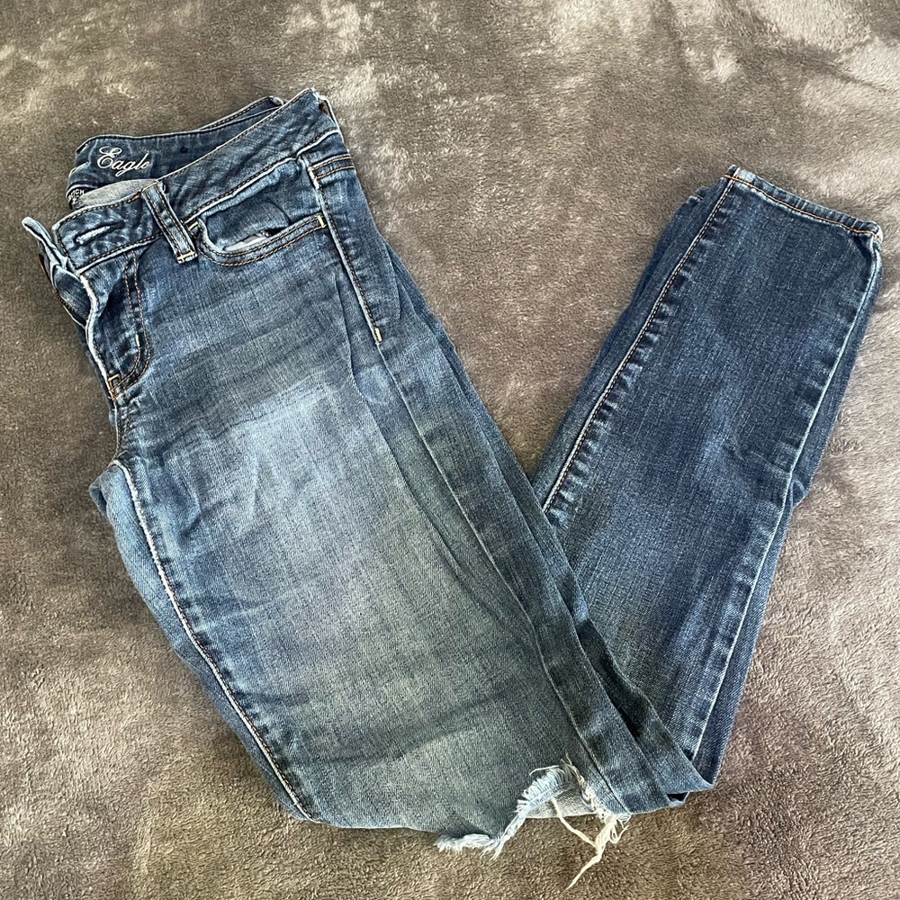 American Eagle Distressed Skinny Jeggings
